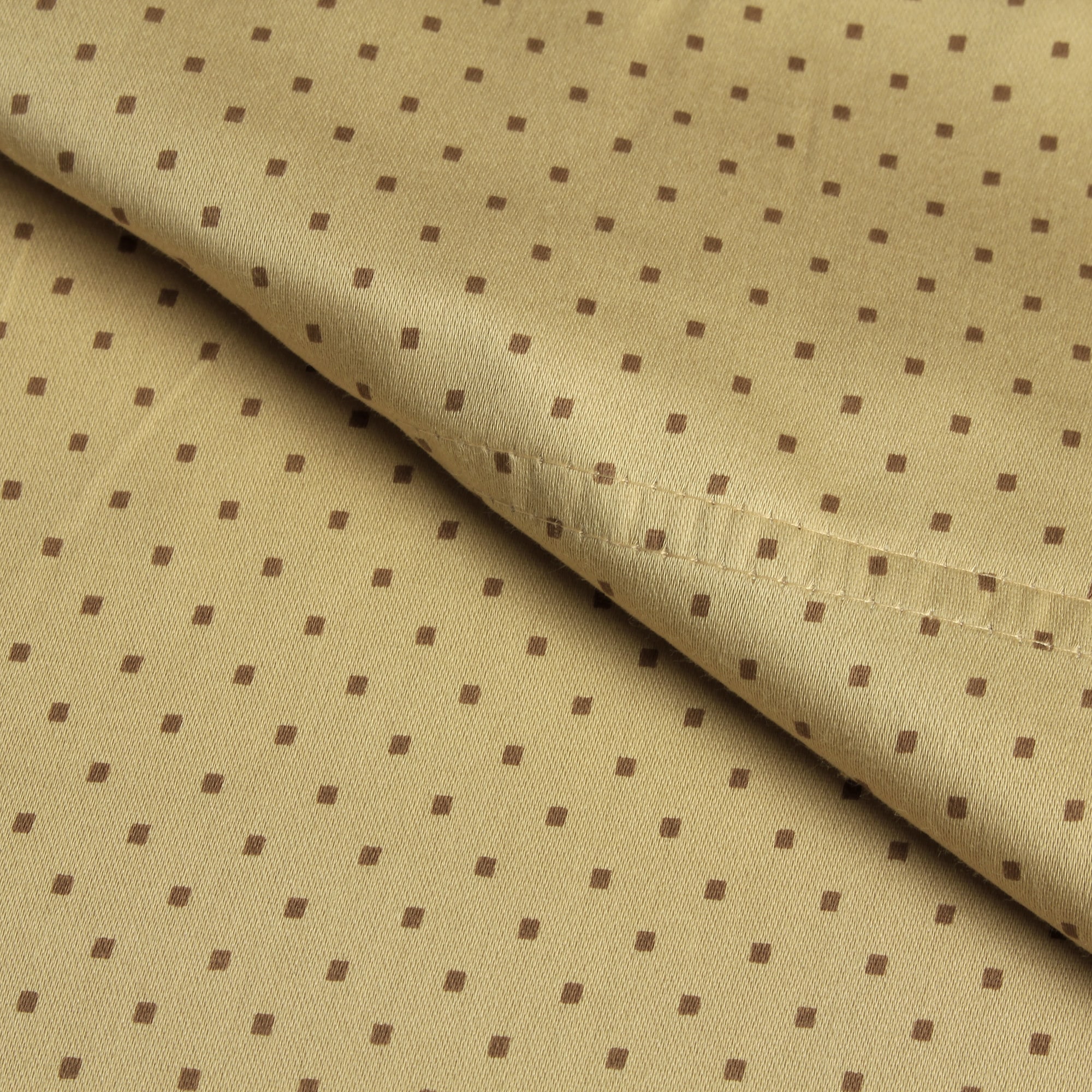 Carlton Printed Dot Twin size Sateen Sheet Set