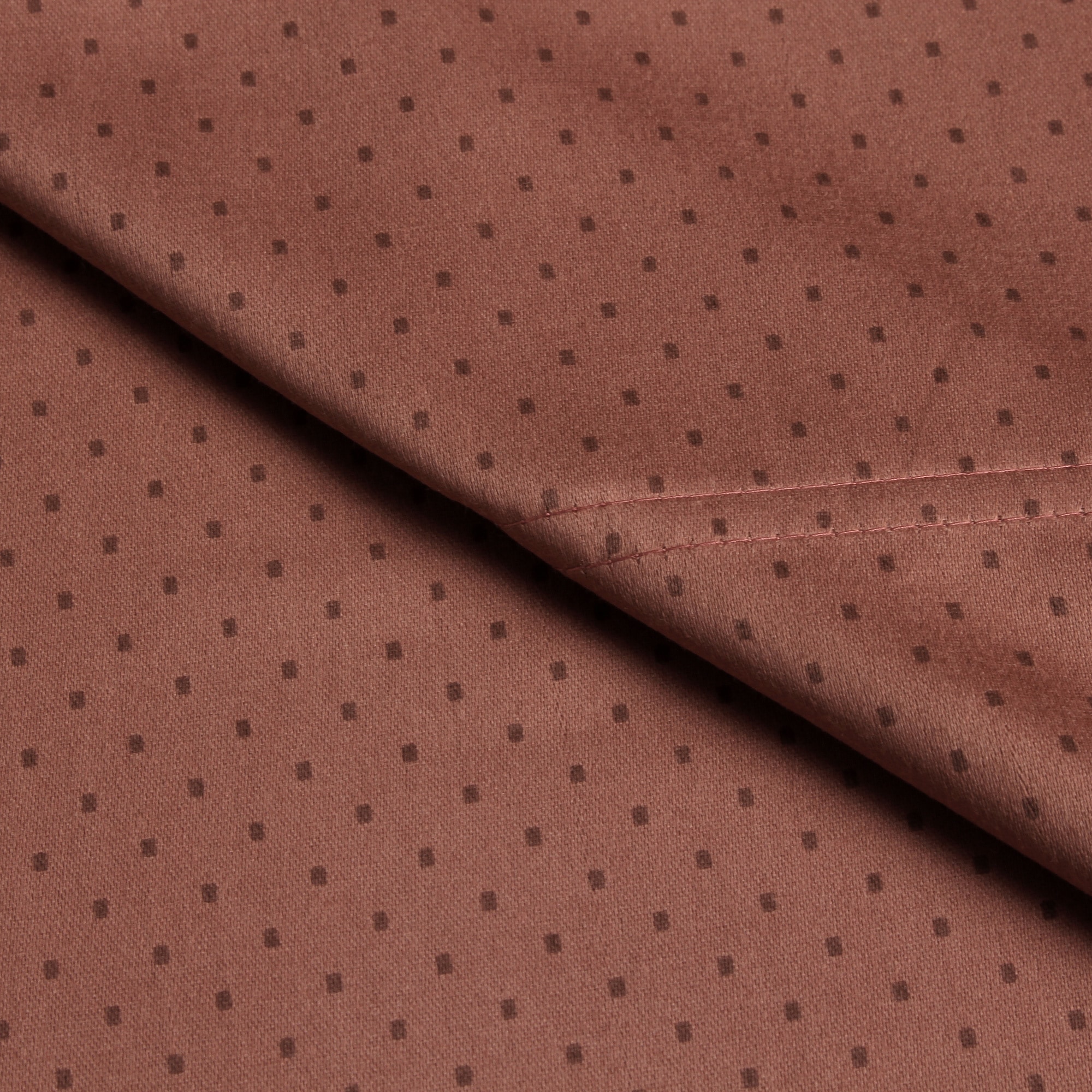 Elite Home Products Carlton Printed Dot Twin size Sateen Sheet Set Red Size Twin
