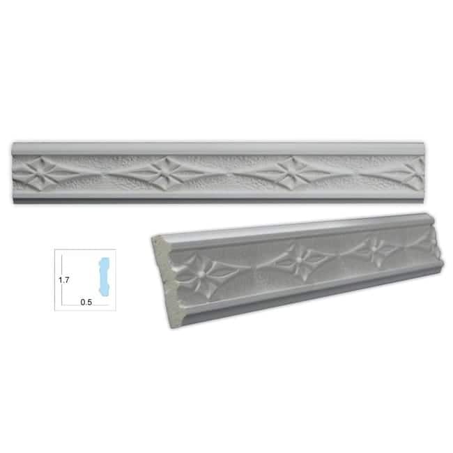 Diamond-patterned 1.75-inch Case Molding (8 pieces)