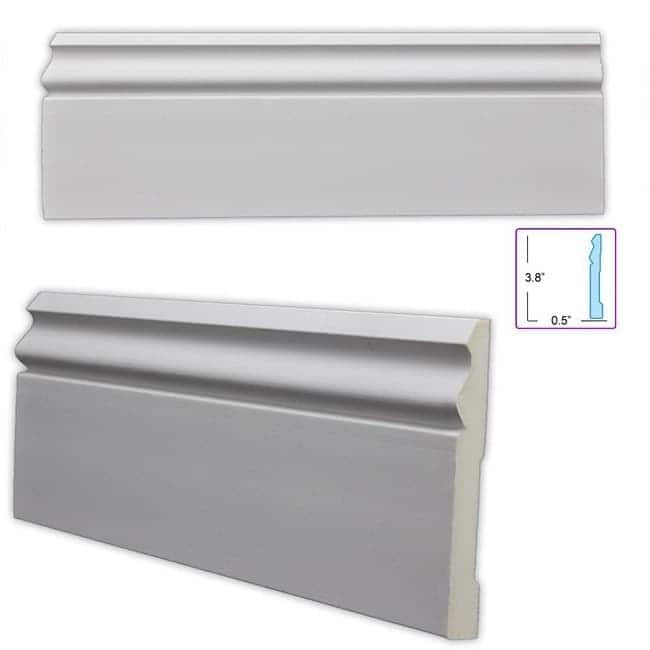 Classic 3.75-inch Baseboard (8 pieces) - Bed Bath & Beyond - 5579416