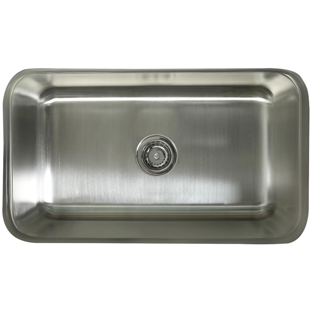 Kingston Brass Single Bowl 30-inch Stainless Steel Undermount Kitchen Sink