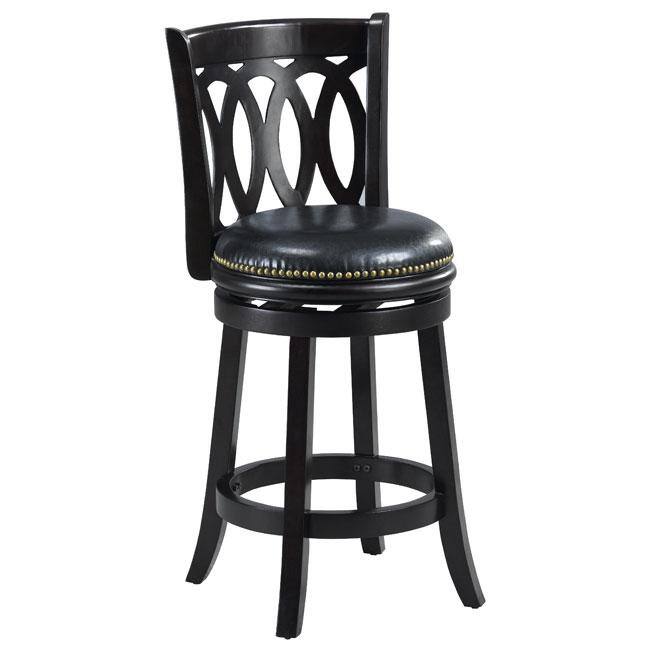 Cameron Cappuccino Spiral Back Swivel Counter Stool