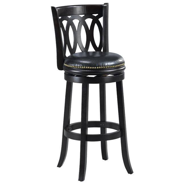 Cameron Cappuccino Spiral Back Swivel Bar Stool