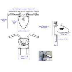 Designer Motorcycle 4 Inch Centerset Lavatory Faucet 4 Inch Centerset Lavatory Faucet