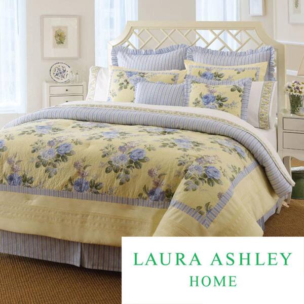 Shop Laura Ashley Caroline California King Size Comforter Set