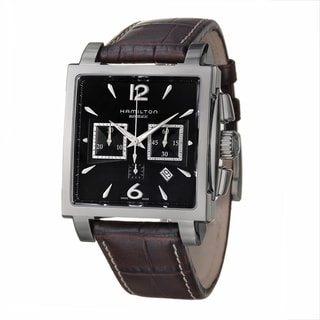 Shop Hamilton Men's 'Jazz Master' Stainless Steel Automatic Watch - On ...