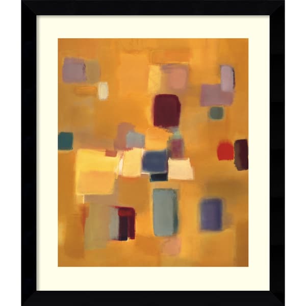 Nancy Ortenstone 'Song in Gold' Framed Art Print Prints