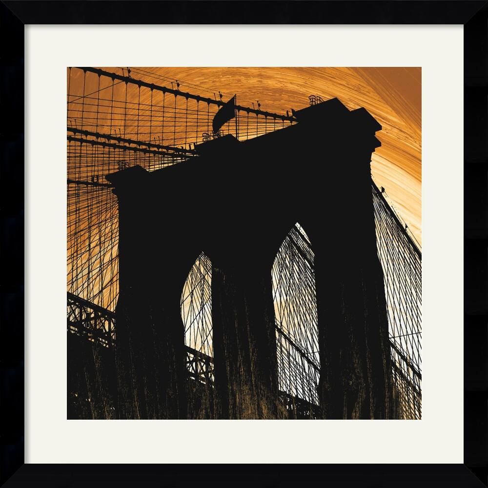 Erin Clark 'Brooklyn Glow' Framed Art Print