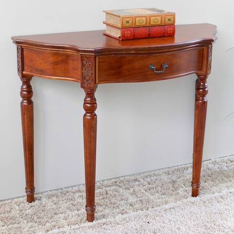 International Caravan Windsor Carved Console Table