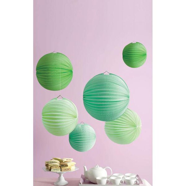 Celebrate Decor Green Accordion Lanterns (Pack of 6). Opens flyout.