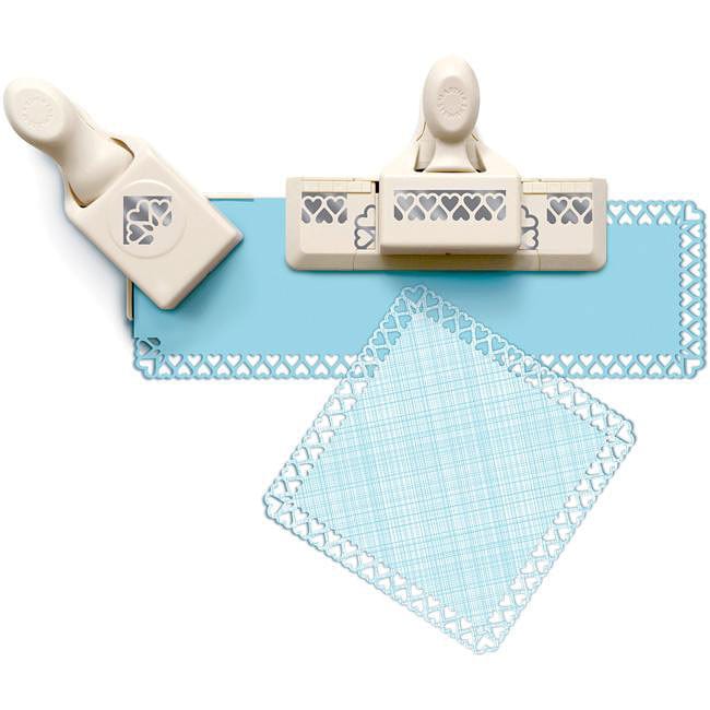 Martha Stewart Double Hearts Edge Punch