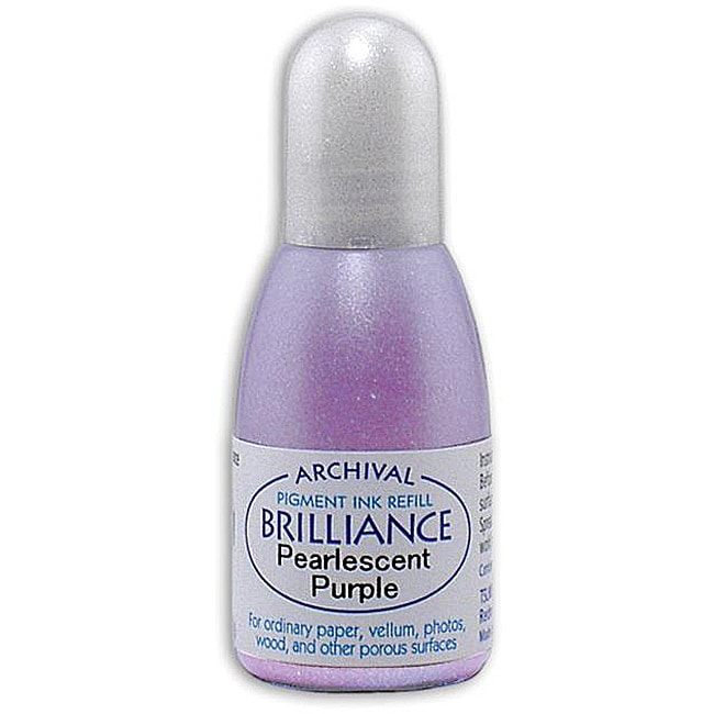 Tsukineko Brilliance Pearl Purple Ink Refill