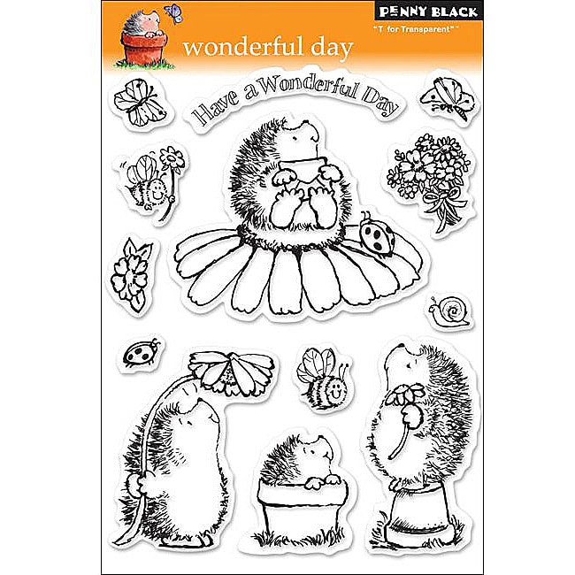 Penny Wonderful Day Clear Stamps
