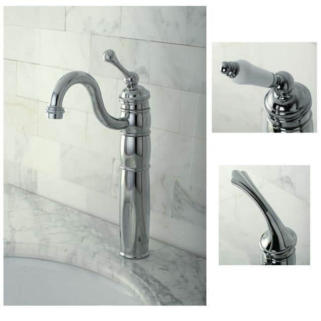 Kingston Brass Heritage Bathroom Chrome Vessel Faucet