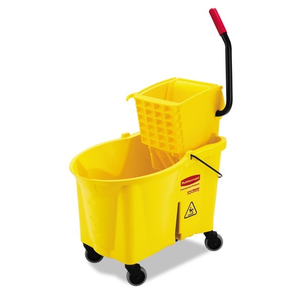 Rubbermaid WaveBrake 44 Quart Bucket/Sideward Pressure Wringer