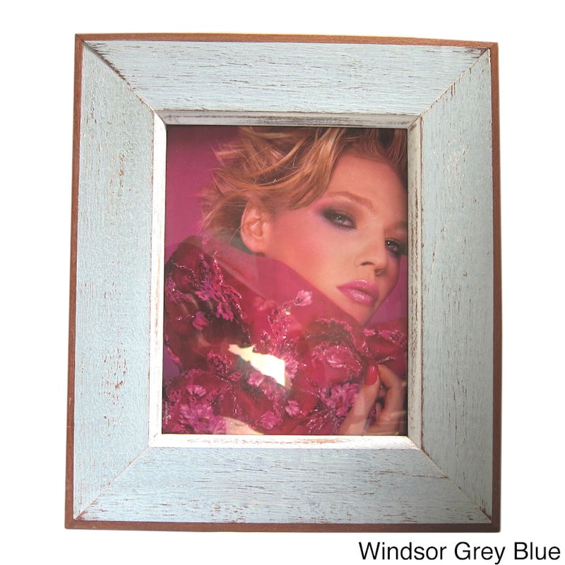 Handmade Recycled Boatwood 8x10-inch Picture Frame (Thailand)