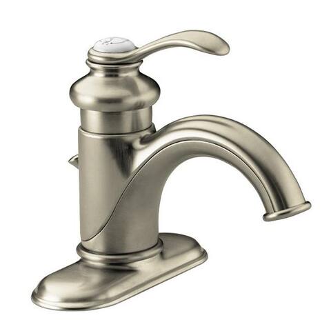 Kohler Fairfax Centerset Bathroom Sink Faucet with Single Lever Handle Brushed Nickel