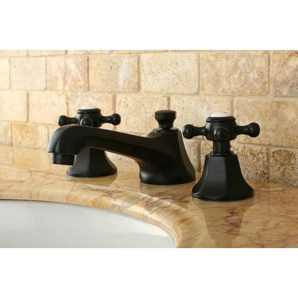 Kingston Brass Metropolitan Oil-rubbed Bronze Widespread Bathroom Faucet