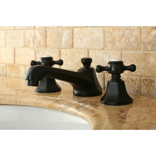 Kingston Brass Metropolitan Oil-rubbed Bronze Widespread Bathroom Faucet
