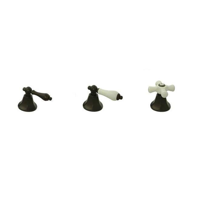 Kingston Brass Metropolitan Oil-rubbed Bronze Widespread Bathroom Faucet