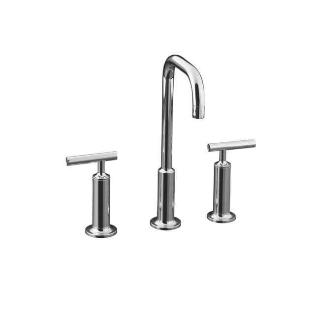 Kohler K144084CP Polished Chrome Purist Widespread Lavatory Faucet