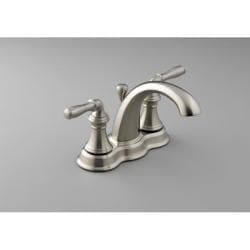 Kohler K 393 N4 BN Vibrant Brushed Nickel Devonshire Centerset Lavatory Faucet Kohler Bathroom Faucets