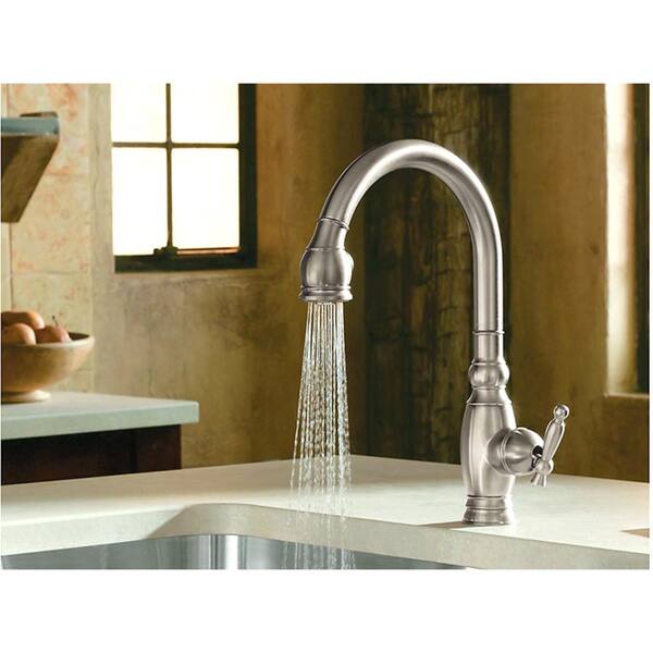 Shop Kohler K 690 Bn Vibrant Brushed Nickel Vinnata Kitchen Sink