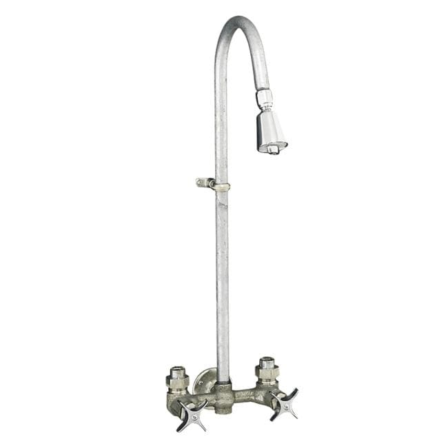 Kohler K7258RP Rough Plate Industrial Exposed Shower With Reversible