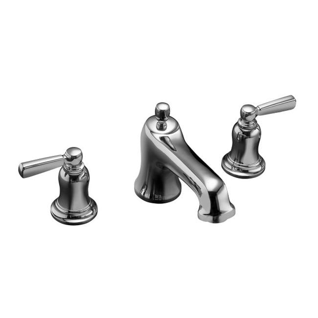 Kohler K t10585 4 cp Polished Chrome Bancroft Bath  Or Deck mount High flow Bath Faucet Trim With Metal Lever Handles, Valve Not