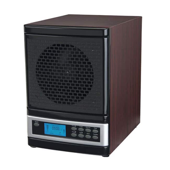 MicroLux Cherry Wood Finish 7-stage UV Ion Air Purifier with Remote