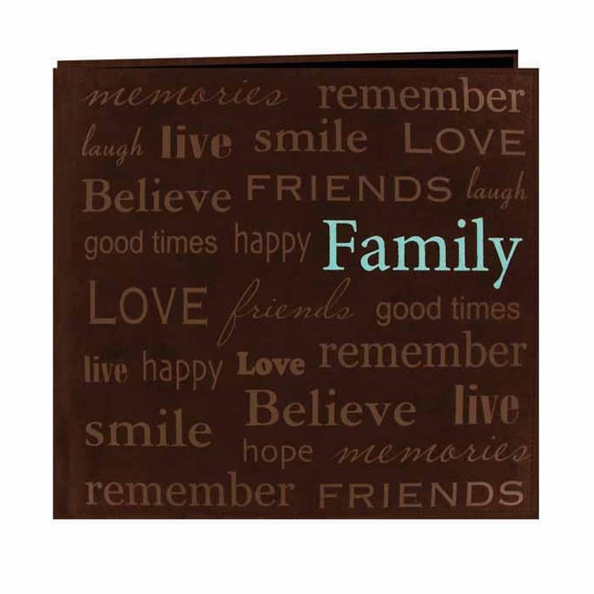 Pioneer Photo Brown Pvc free Faux suede Memory Book (20 Bonus Pages)