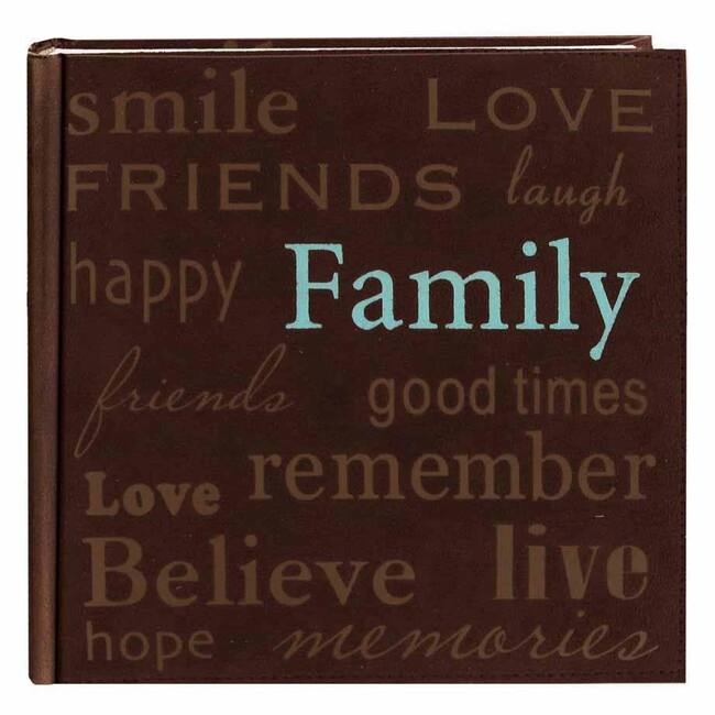 Pioneer Book-style Brown Family Photo Albums (Pack of 2)