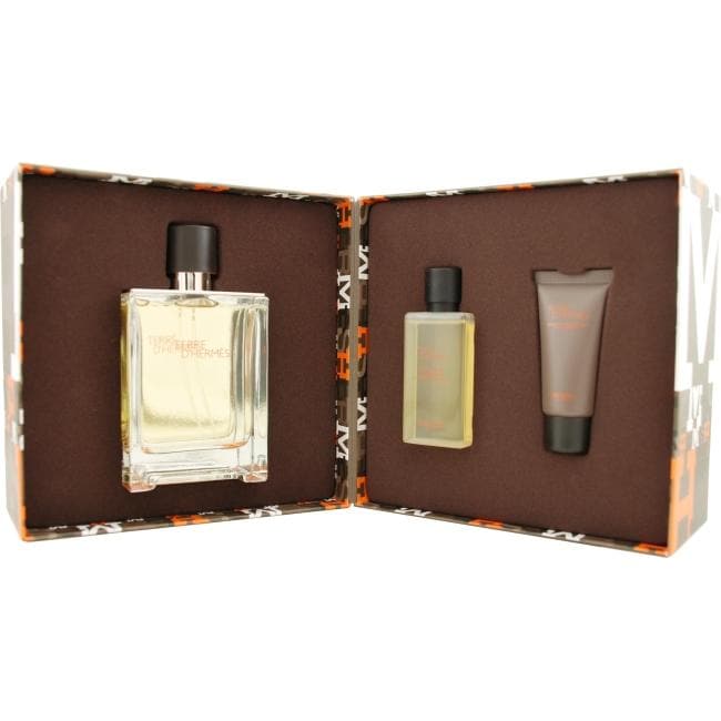 Hermes Terre Dhermes Mens Three piece Fragrance Set