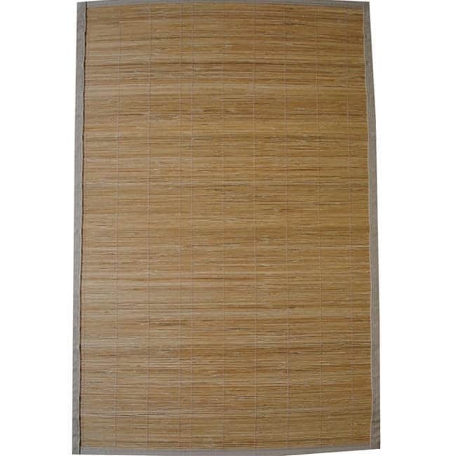 Handmade Natural Rayon from Bamboo Rug - 1'9 x 2'10