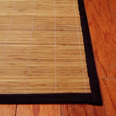 Handmade Natural Rayon from Bamboo Rug - 1'8 x 2'8