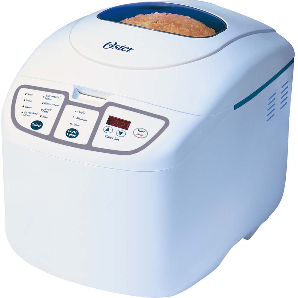 Oster Expressbake Breadmaker, 2-lb. Loaf Capacity, 2 lb, sold White/Ivory #690