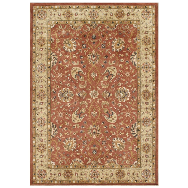 Hand tufted Sabrina Rust New Zealand Wool Rug (8' x 10') Alliyah Rugs 7x9   10x14 Rugs