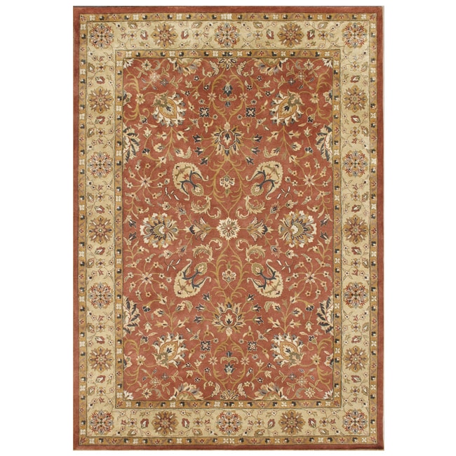 Hand tufted Sabrina Rust New Zealand Wool Rug (8 X 10)