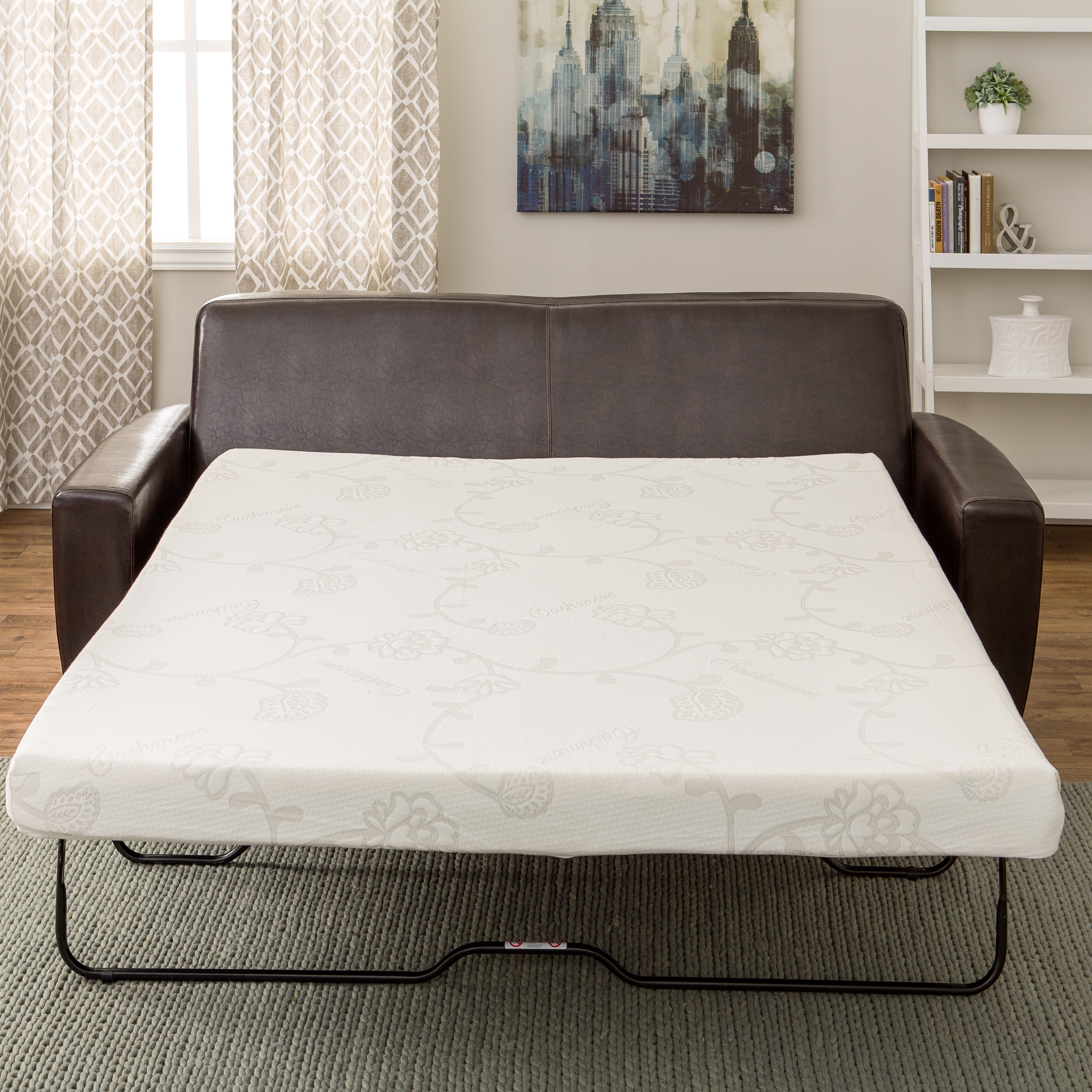 Innerspace 4.5 inch Memory Foam Full size Sofa Sleeper Mattress