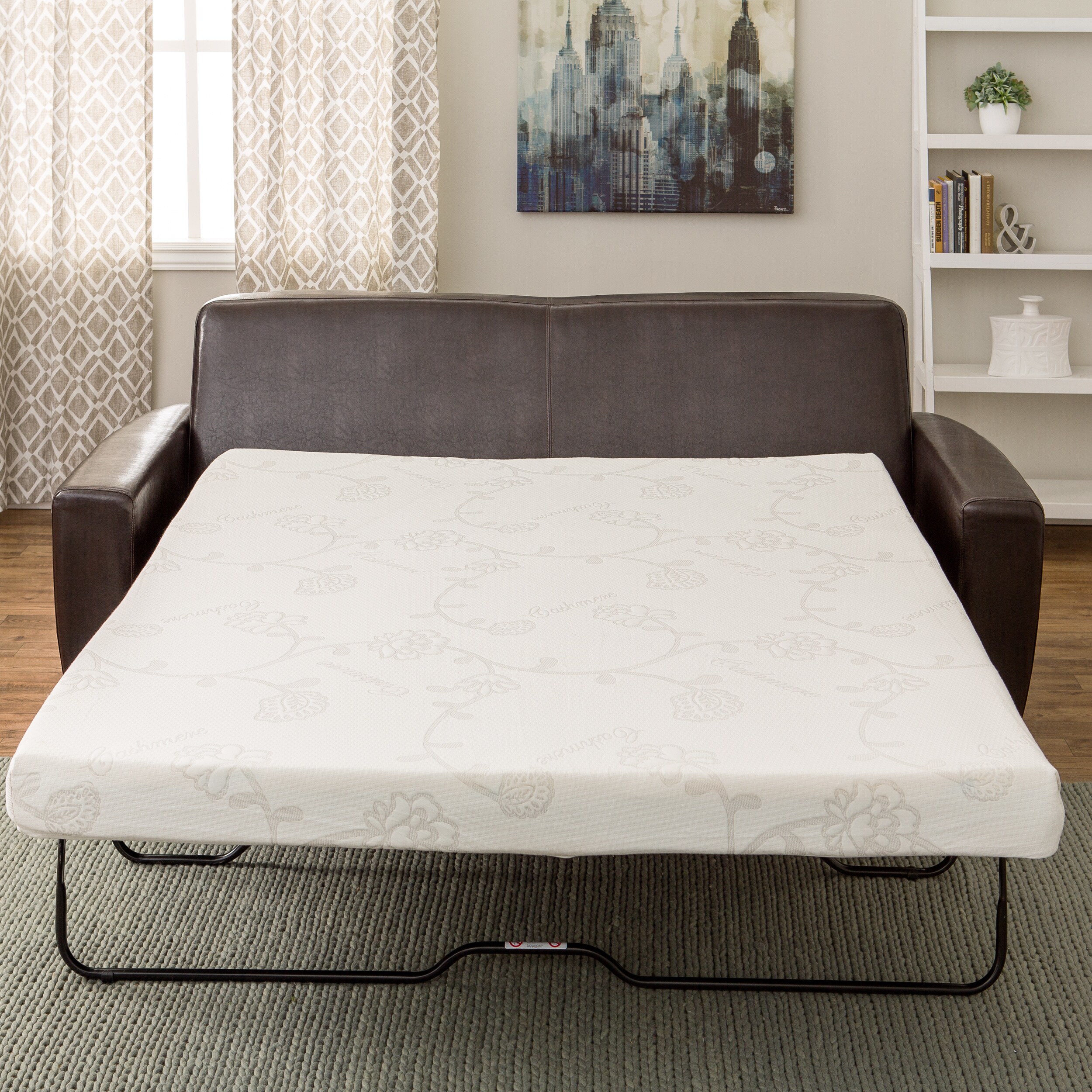 size memory foam sofa sleeper mattress compare $ 279 99 today $ 199