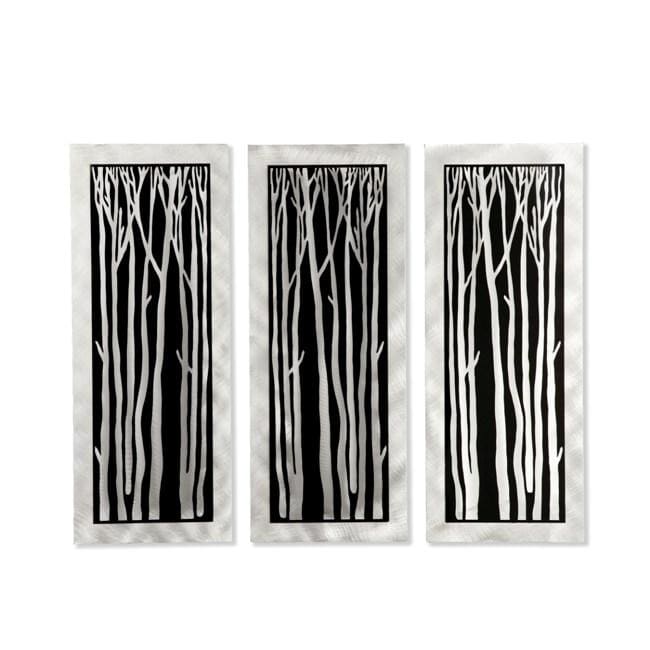 Jon Gilmore Silver Birch 3 piece Wall Sculpture