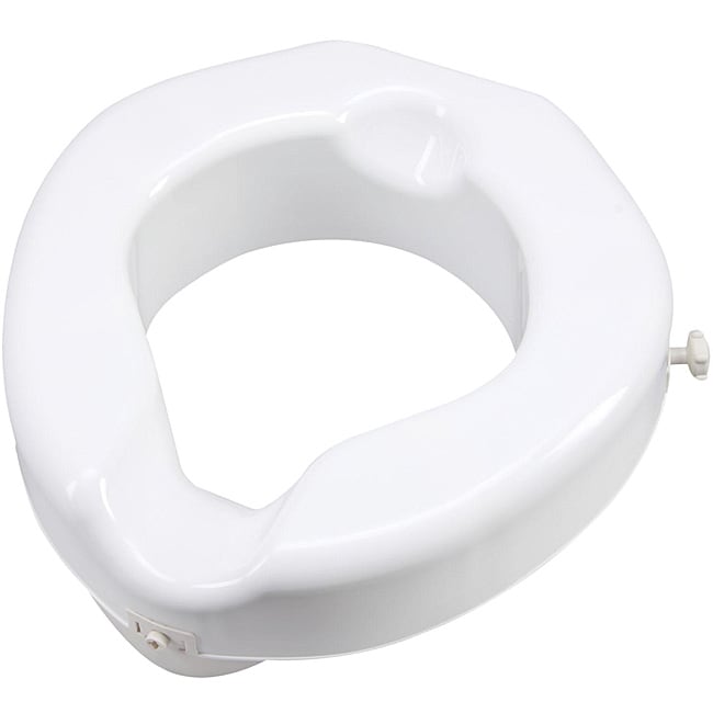 Carex Safe Lock Raised Toilet Seat