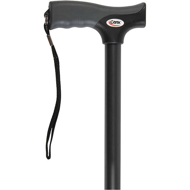 Carex Black Soft Grip Cane