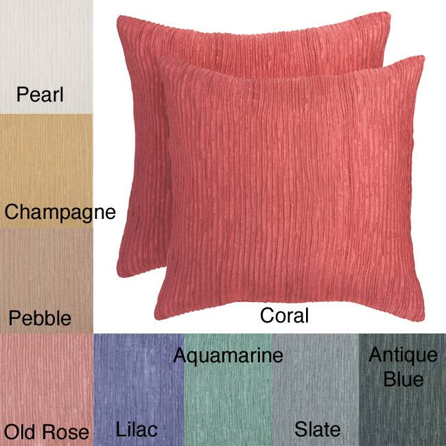 Stephano 18-Inch Square Decorative Pillows (Set of 2)