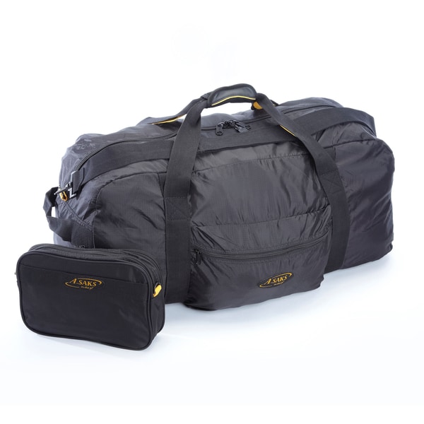 A.Saks 30-inch Lightweight Parachute Nylon Duffel Bag - Free Shipping Today - Overstock - 13374254