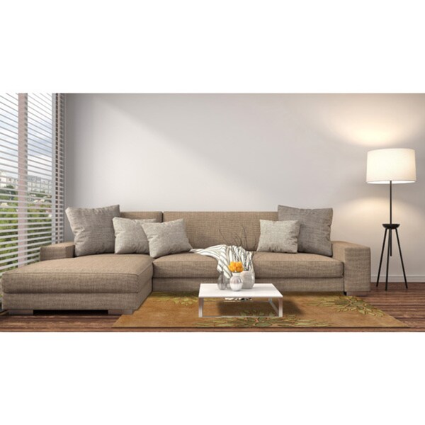 Alliyah Handmade Brown New Zealand Blend Wool Rug