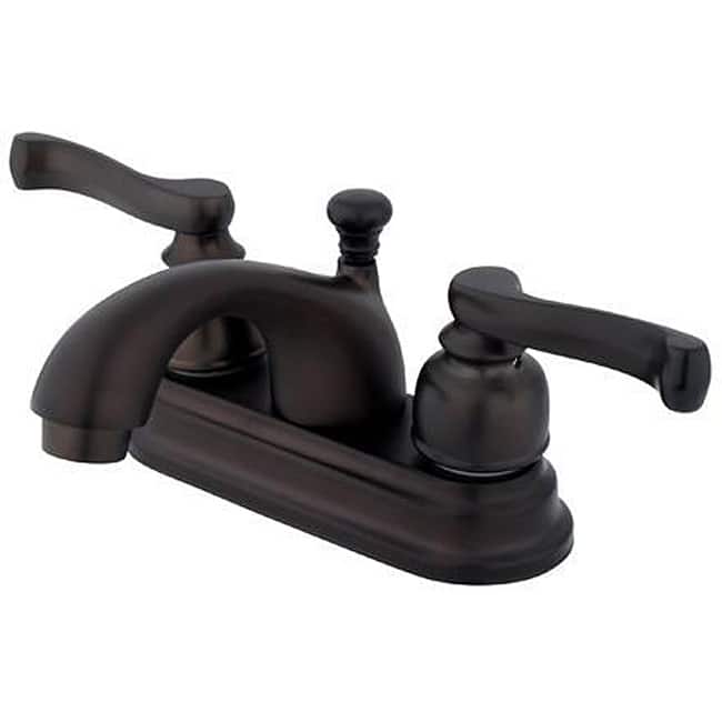 Kingston Brass Royale Dark Oil-rubbed Bronze French Handles Bathroom Faucet