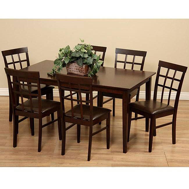 Justin 7-piece Wood Dining Set
