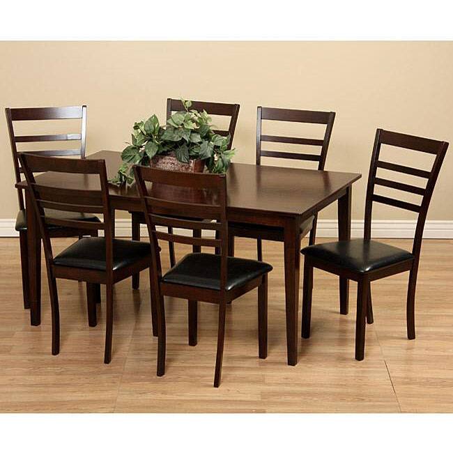 Crystal 7-piece Dining Furniture Set - Crystal 7-piece Dining Furniture Set