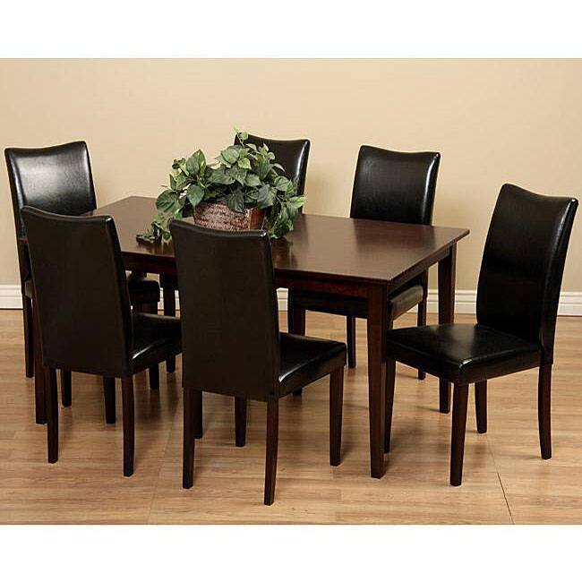 Shino Black 7-piece Dining Room Furniture Set